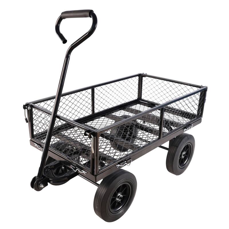 Solid wheels Tools cart Wagon Cart