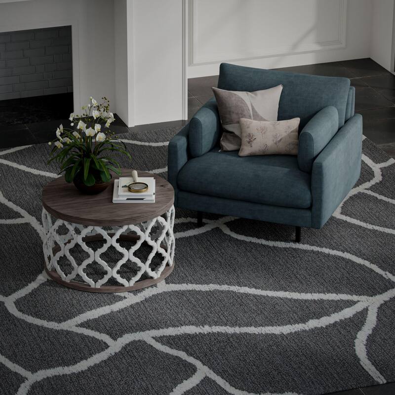 Alora Decor Weston Hand-tufted Abstract Wool Rug