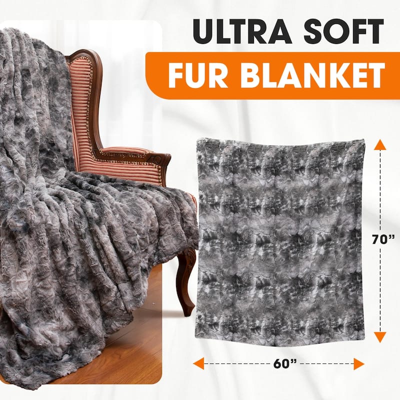 Cheer Collection Ultra Soft and Cozy Multi Colored Throw Blanket