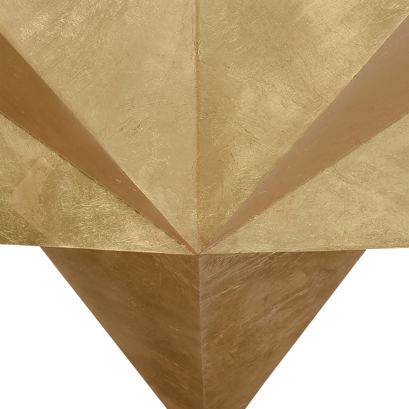 Elk Home Drama Gold Leaf With Gold Leaf Metal Shade 5 Light Pendant