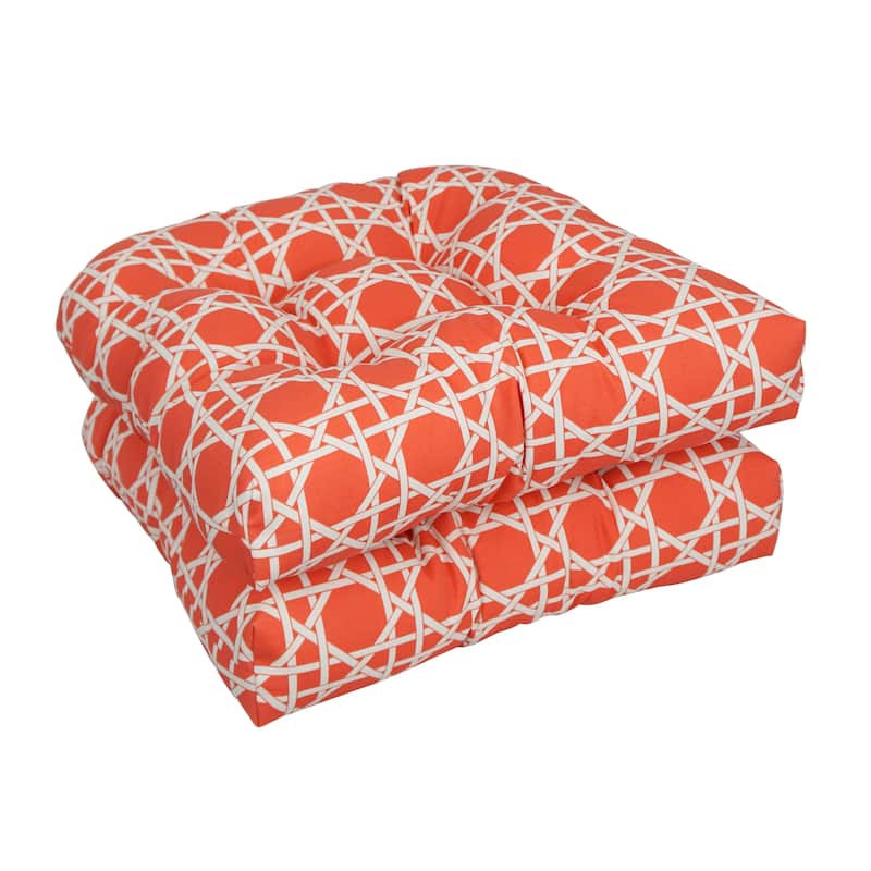 19-inch U-Shaped Dining Chair Cushions (Set of 4) - Kane Coral