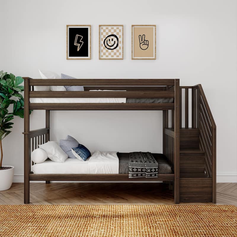 Max and Lily Twin over Twin Staircase Bunk