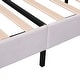 preview thumbnail 8 of 26, Elegant Full Size Upholstered Bed with Velvet Headboard, No Box Spring Required