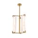 preview thumbnail 3 of 8, Varaluz Mingle 3-Light Pendant - Satin Brass
