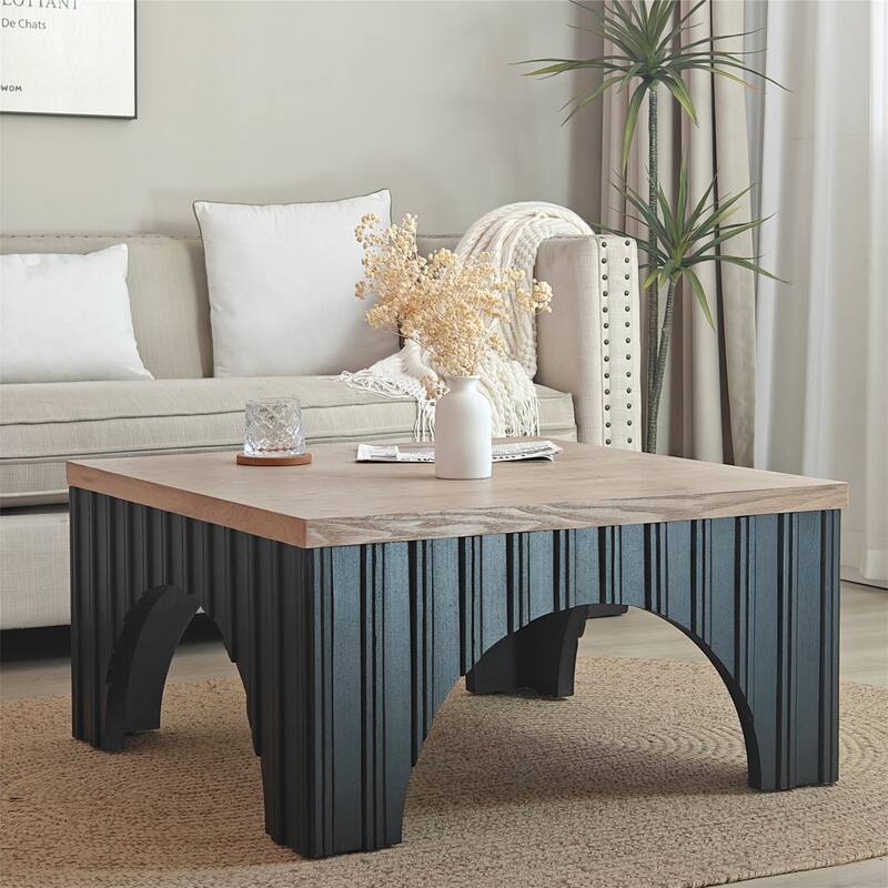 Modern Rustic Wooden Coffee Table