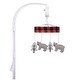 preview thumbnail 1 of 2, Lumberjack Plaid Musical Crib Mobile - 24 " x 20 "