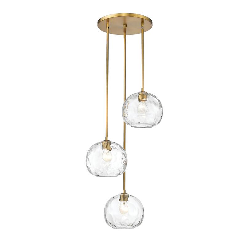 Chloe 3 Light Pendant - Olde Brass