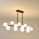preview thumbnail 17 of 55, 16 Lights Dining Room Chandeliers Modern Sputnik Light Fixture - 55in