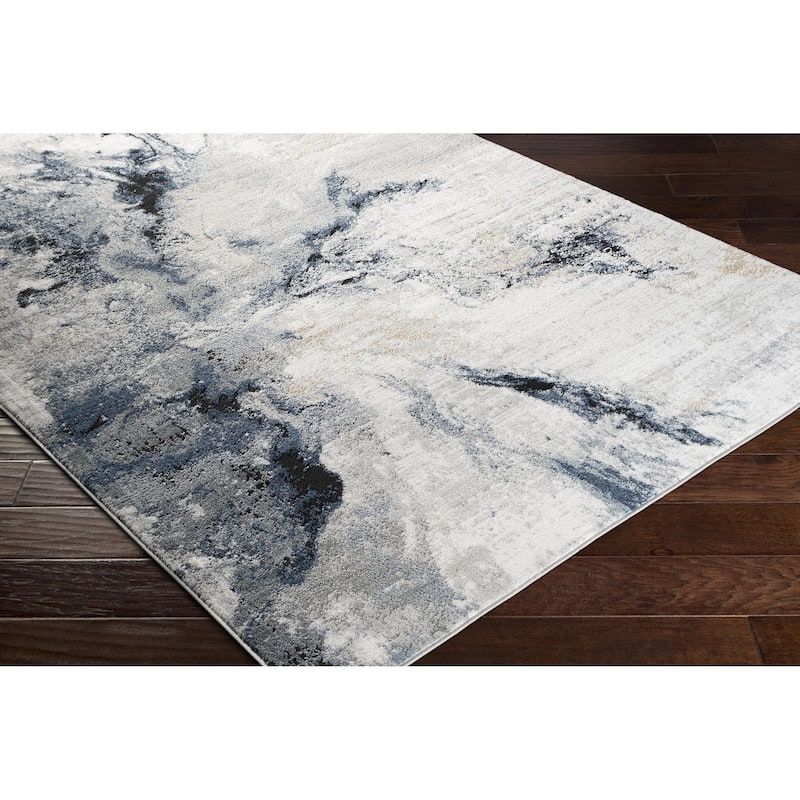 Livabliss Jolie Abstract Marble Area Rug