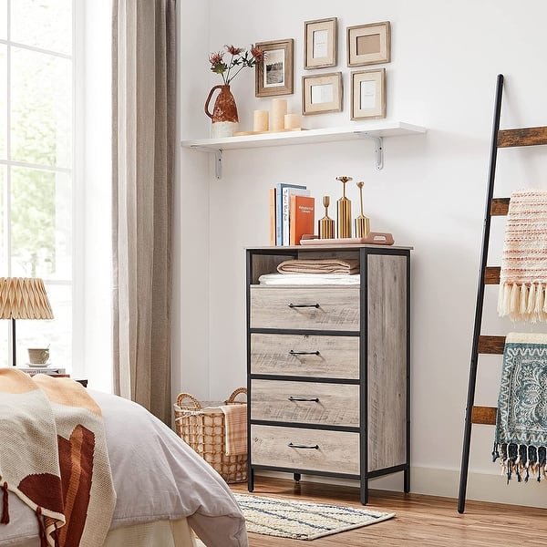 brown small dresser for bedroom Ashley Furniture Covetown Dark Brown Dresser and Mirror (Online Special Price)