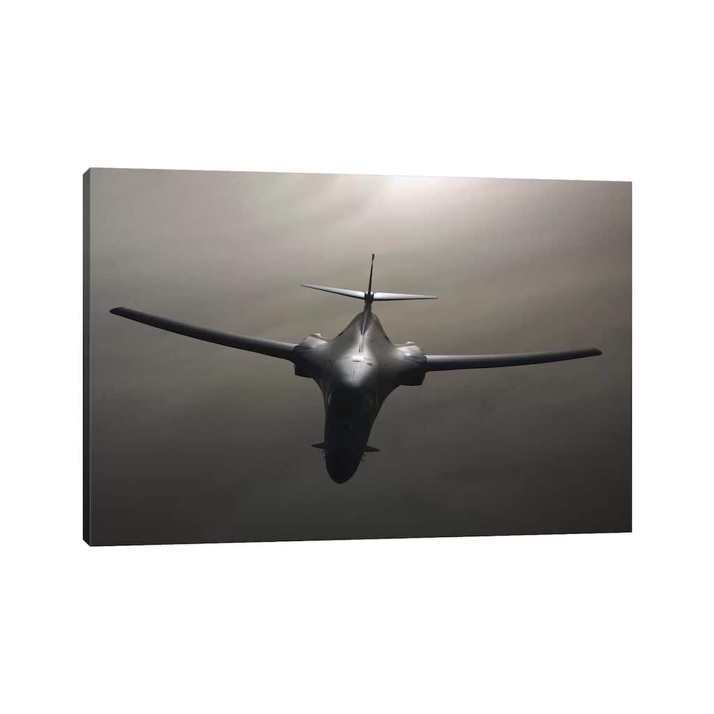 iCanvas "B-1 Bomber In Flight" by Stocktrek Images Canvas Print