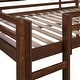 preview thumbnail 14 of 12, Full Size All-in-One Wood Loft Bed w/ Slide, Stair & Chalkboard Creative Platform Bed Frame for Kids, Teens, Girls, Boys, Walnut