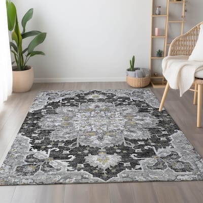 Premium Washable Super Soft Traditional Heriz Mayfield Rug
