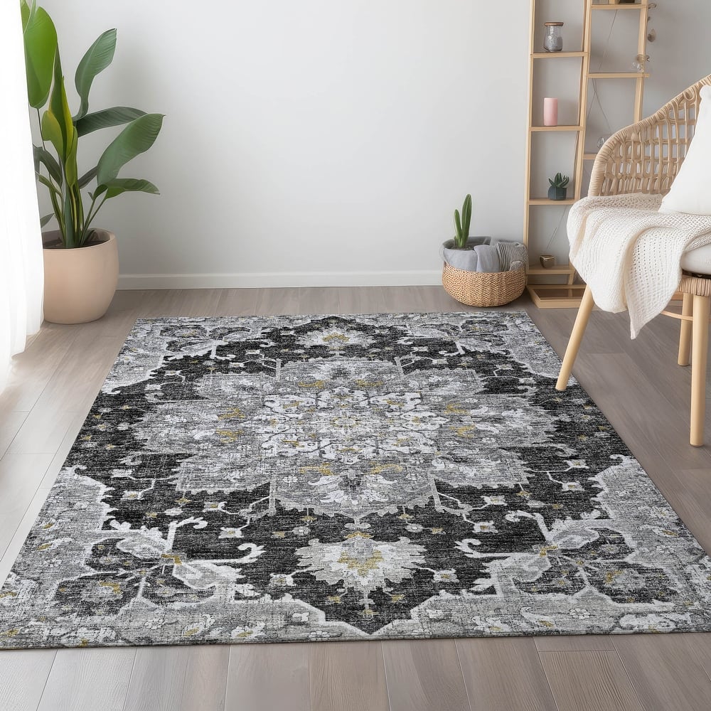Premium Washable Super Soft Traditional Heriz Mayfield Rug