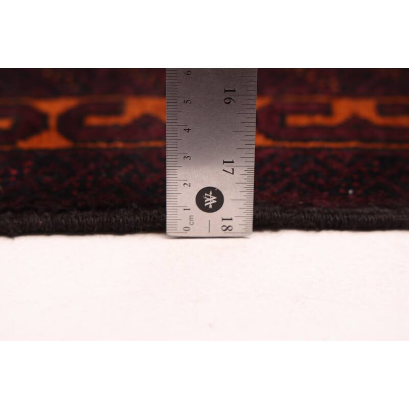 ECARPETGALLERY Hand-knotted Teimani Dark Navy Wool Rug - 3'7 x 6'1