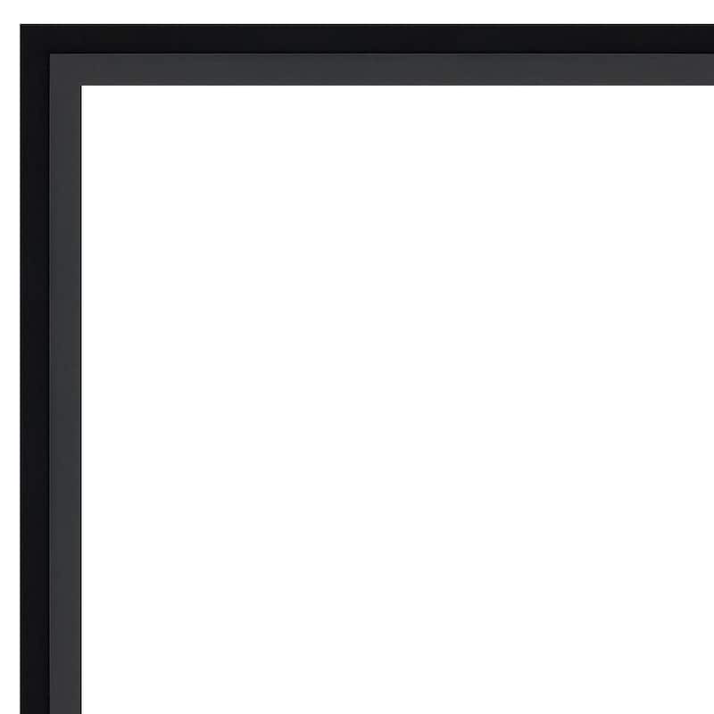 Beveled Wood Bathroom Wall Mirror - Lucie Frame