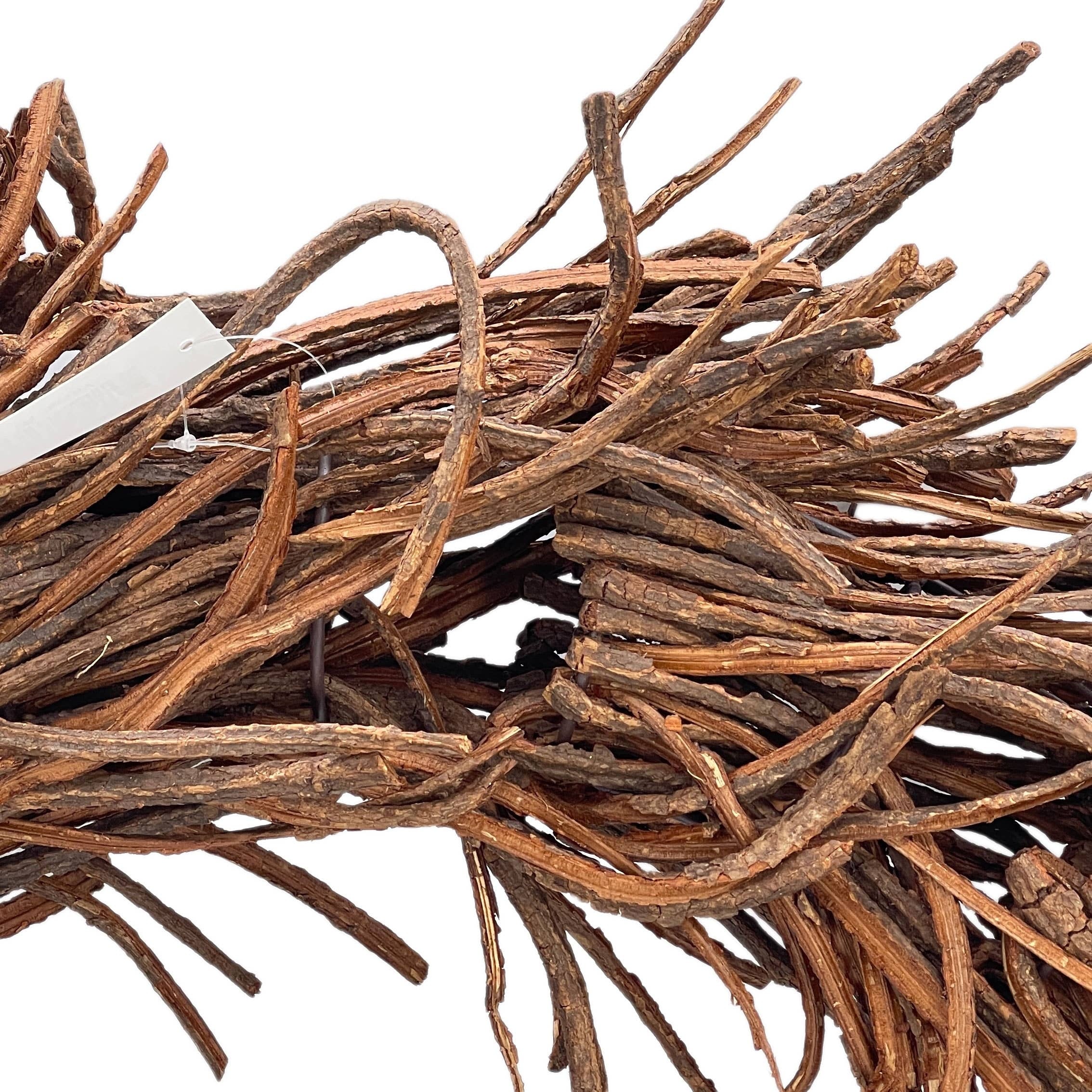 Rattan Willow Door Wreath 27.5" - Brown