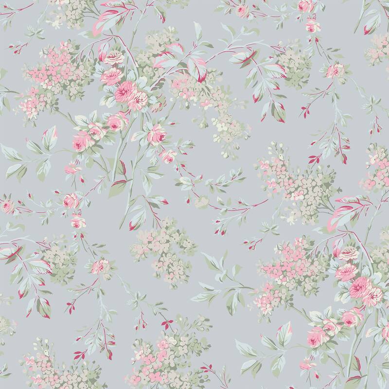 Shabby Chic by Rachel Ashwell Chelsea Blue Wallpaper