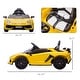 preview thumbnail 3 of 5, Aosom Lamborghini Aventador 12V Kids Ride-On Car, Remote Control, Yellow