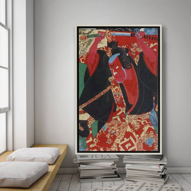Large Wall Art, Framed Art, Asian Inspired Art, by Unknown Artist