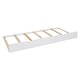 preview thumbnail 12 of 13, Queen Size Wooden Bed with Trundle, Cabinet, and Sockets, White