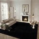 preview thumbnail 7 of 202, SAFAVIEH Laguna Shag Verdiana Solid Color 2-inch Thick Rug.