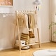 Wooden Kids Clothing Rack, Baby Garment Rack, Kids Dress Up Rack - Bed ...