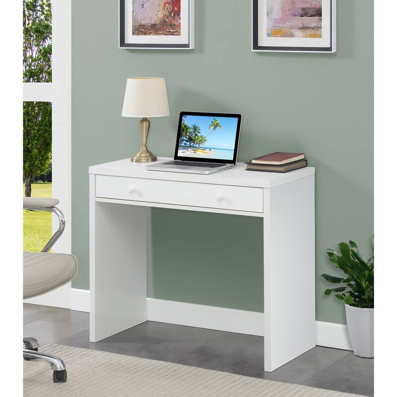Convenience Concepts Northfield 1 Drawer 36 inch Desk - White