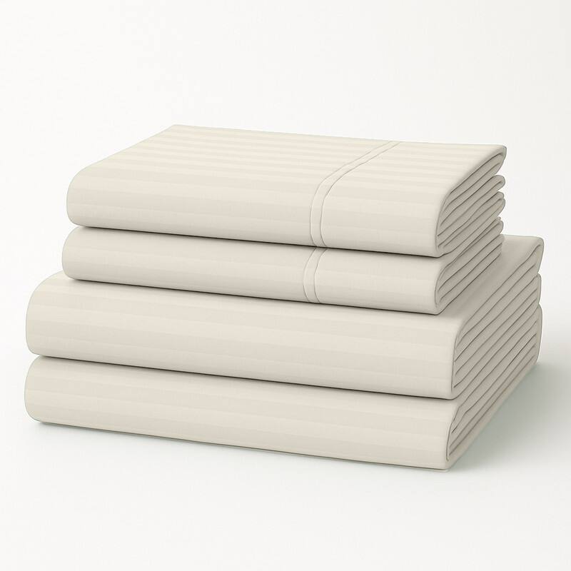 Premium Breathable Cotton Deep Pocket Sheet Set Hotel-Quality Comfort
