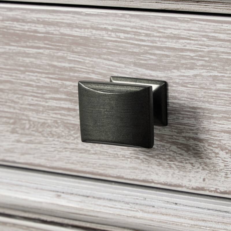 Furniture of America Eleanor Modern Rustic 4-Piece Weathered Grey Wood Panel Bedroom Set with Dentil Molding