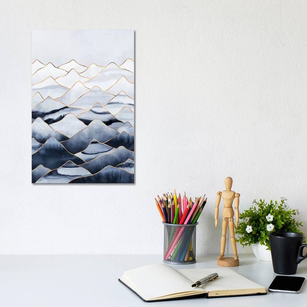 iCanvas "Mountains I" by Elisabeth Fredriksson Canvas Print