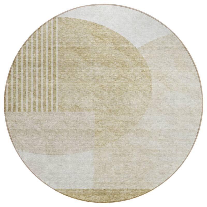 HomeRoots Geometric Transitional Rectangle Outdoor Rug