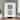 Teamson Home 25" W White Corner Freestanding Floor Cabinet, Tempered Glass Shelves, Adjustable Storage for Bathroom and Kitchen