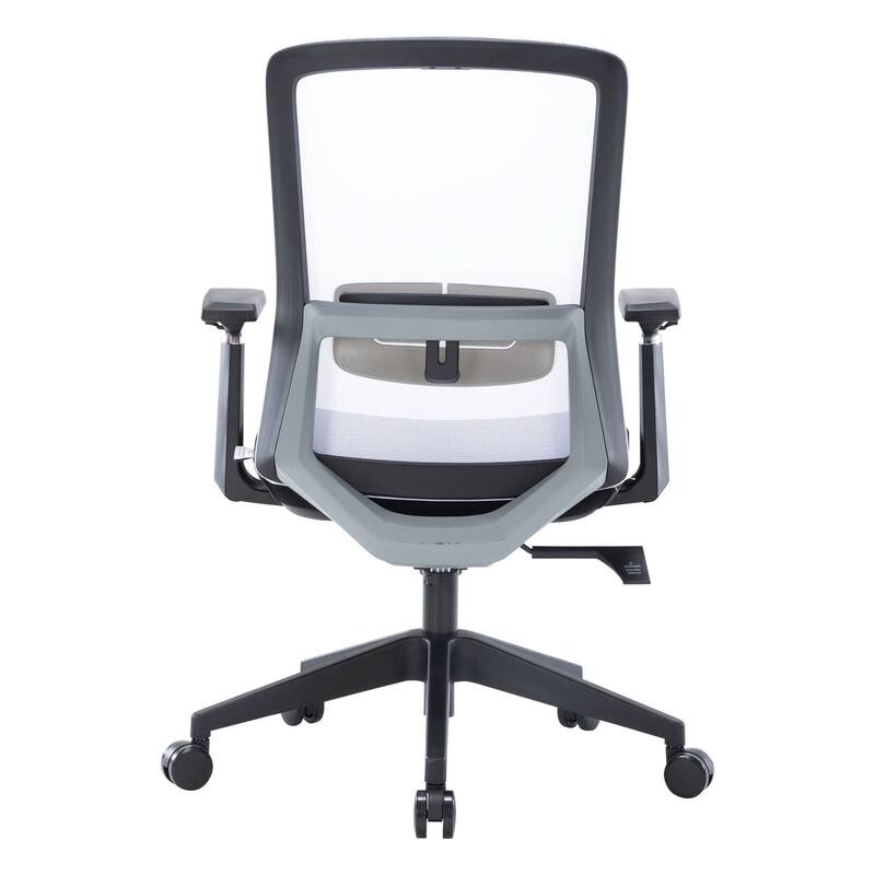 Ingram Contemporary Ergonomic Mesh Office Chair - Adjustable Height & Armrests, Mid-Back Swivel Desk Chair for Home Office