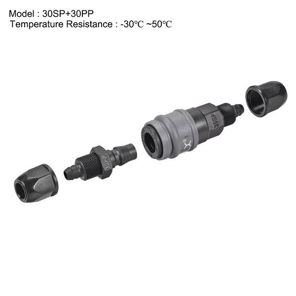 uxcell Elbow Push to Connect Air Fittings 10mm Tube OD X 3//8PT Male Thread Pneumatic Quick Release Connectors Grey
