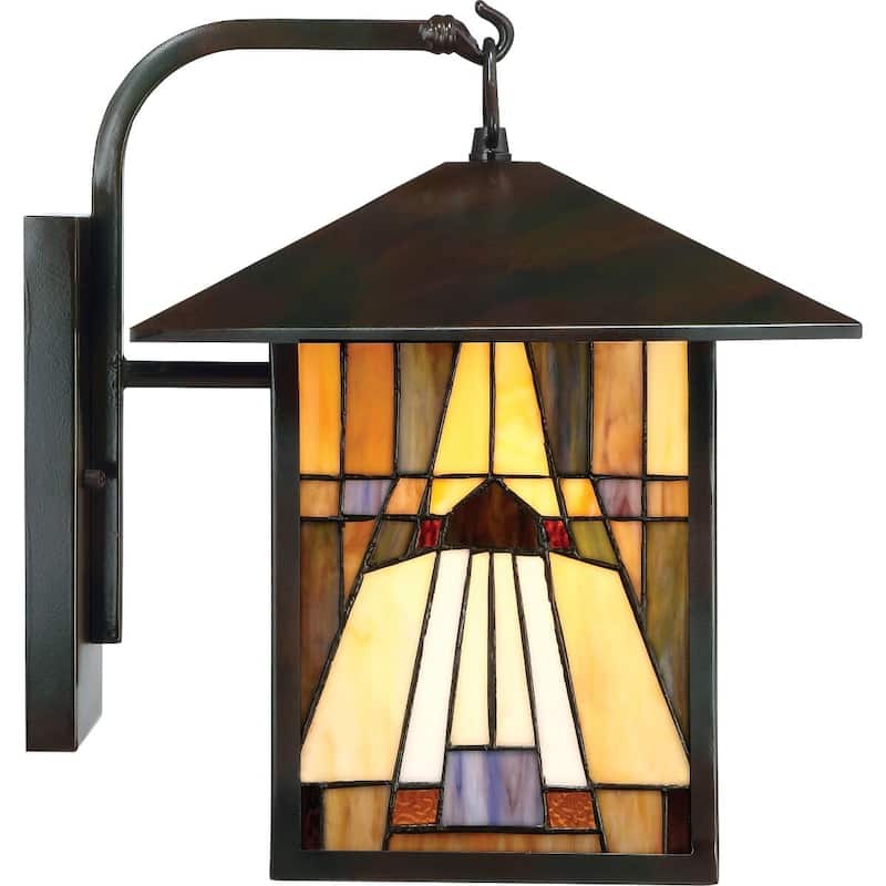 Inglenook 1-Light Outdoor Wall Lantern in Valiant Bronze
