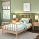 preview thumbnail 13 of 36, Max and Lily Jenny Twin Spindle Platform Bed Blonde
