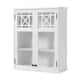 Derby 3-Piece Bathroom Set with Wall Mounted Bath Cabinet, Hamper, and ...