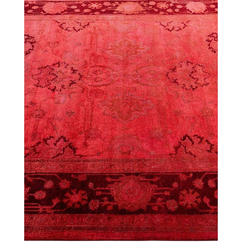 Fine Vibrance One-of-a-Kind Hand-Knotted Area Rug - Pink, 4' 8" x 6' 8" - 4' 8" x 6' 8"