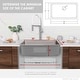 preview thumbnail 8 of 21, STYLISH 30 inch Stainless Steel 16G Dual Mount Kitchen Sink - 30" x 18" x 9"