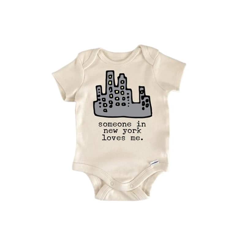 New York City Skyline - Baby Boy Girl Clothes Infant Bodysuit Funny Cute Newborn