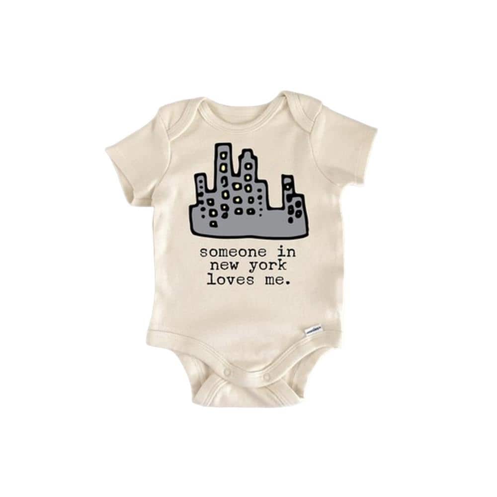 New York City Skyline - Baby Boy Girl Clothes Infant Bodysuit Funny Cute Newborn