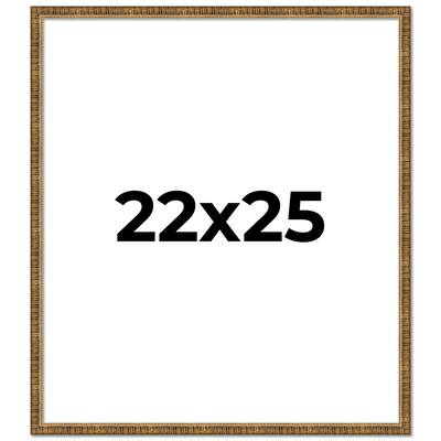 22x25 Frame Gold Picture Frame - Complete Modern Photo Frame Includes