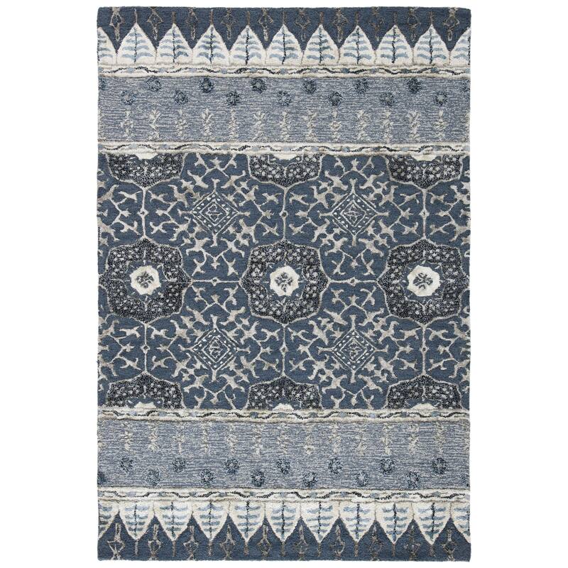 SAFAVIEH Handmade Allure Meta Modern Floral Wool Rug