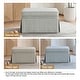 preview thumbnail 29 of 152, Rectangle Chenille Upholstered Storage Ottoman
