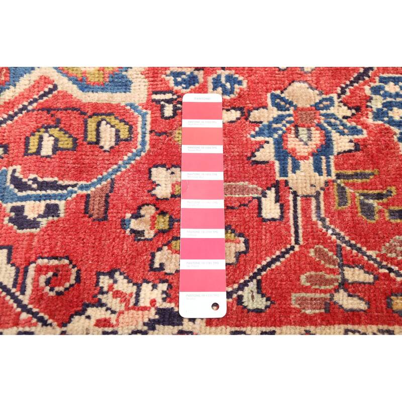 ECARPETGALLERY Hand-knotted Andelz Light Red Wool Rug - 3'8 x 7'1