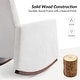 preview thumbnail 11 of 29, Julia 29.5"W Modern Solid Wood Nursery Rocking Chair with Lumbar Pillow by HULALA HOME