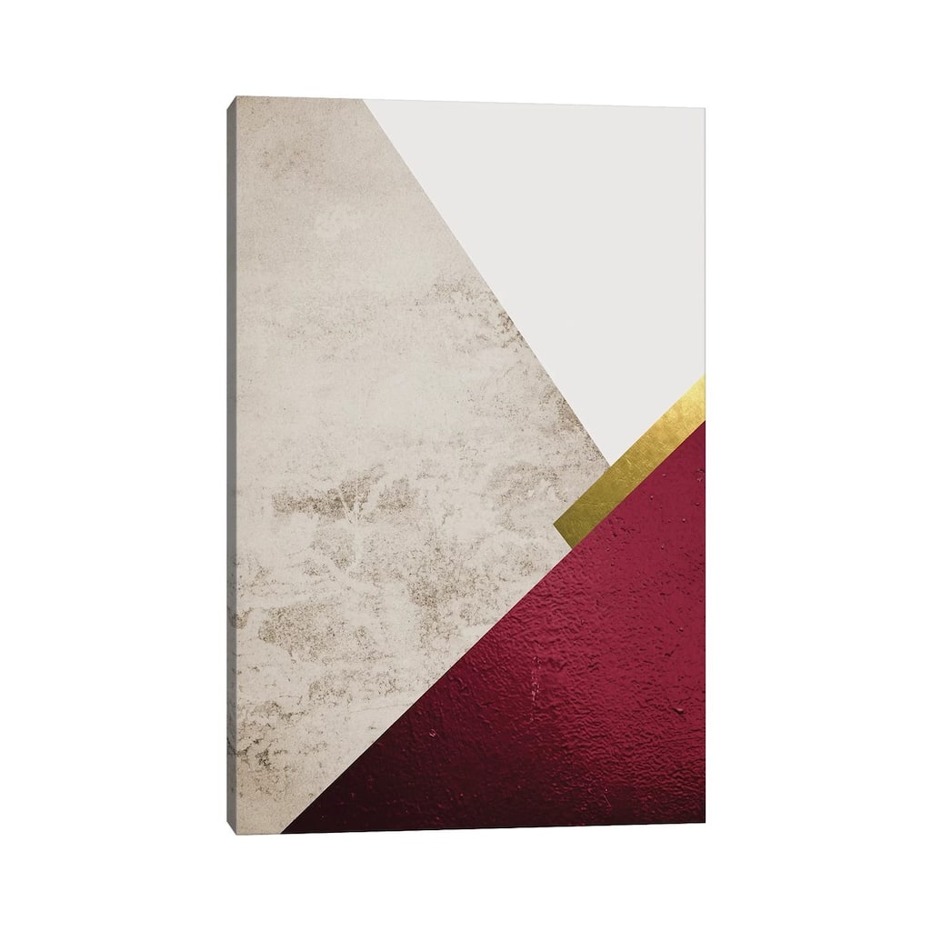 iCanvas "Beige Burgundy Mountains I" by Urban Epiphany Canvas Print
