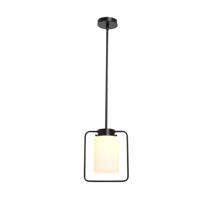 Robert Stevenson Lighting Ezra - Metal and Frosted Glass Ceiling Light