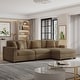 preview thumbnail 46 of 137, Oversized Modular Sectional Sofa Set with Pillows for Living Room